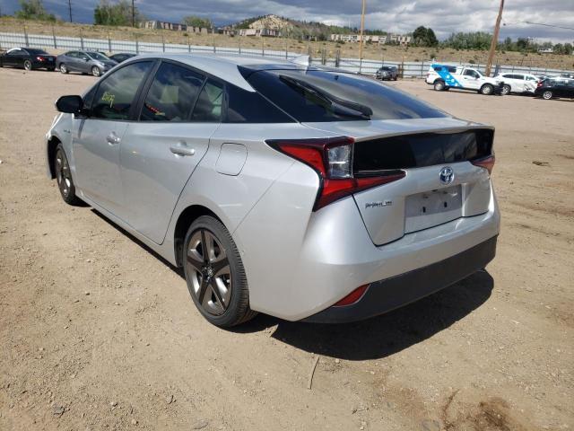 Photo 3 from auction – 2019 TOYOTA PRIUS with VIN JTDKARFU7K3074666
