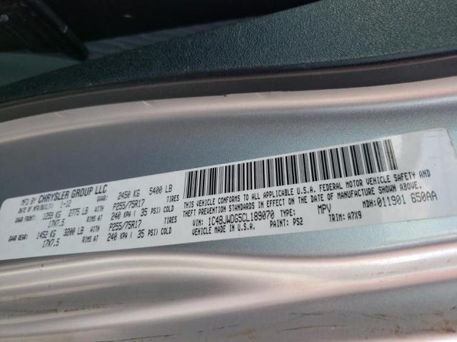 Photo 10 from auction – 2012 JEEP WRANGLER U with VIN 1C4BJWDG5CL189070