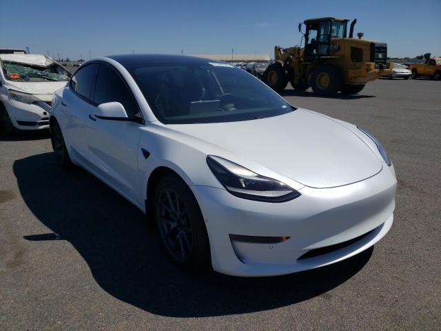 TESLA MODEL 3 2021 with VIN 5YJ3E1EA0MF017071 - Photo from auction