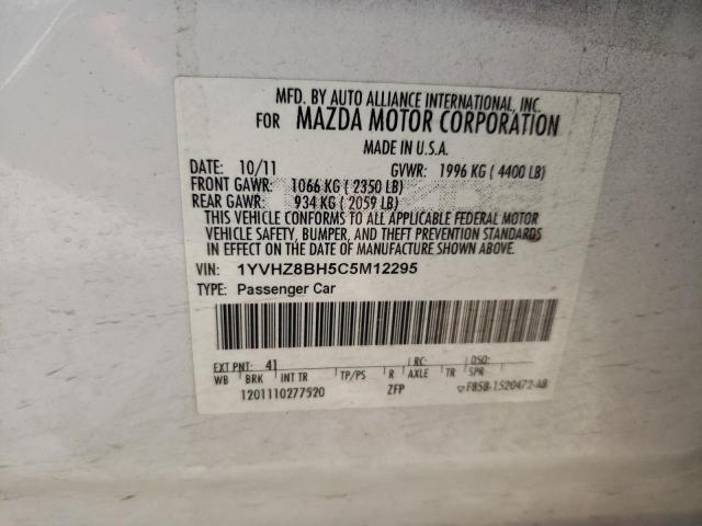 Photo 10 from auction – 2012 MAZDA 6 I with VIN 1YVHZ8BH5C5M12295