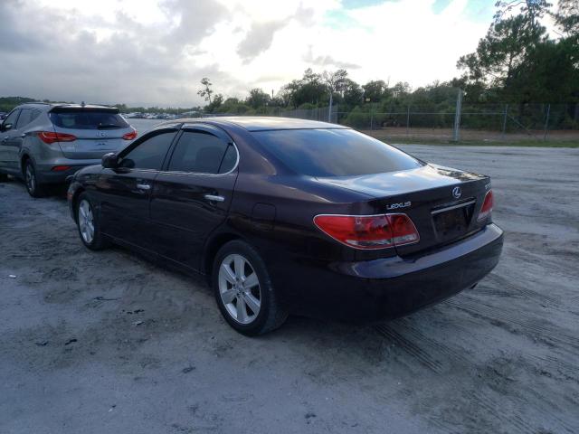 Photo 3 from auction – 2005 LEXUS ES 330 with VIN JTHBA30G255138541
