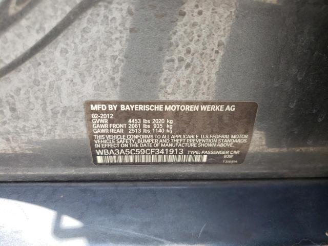 Photo 10 from auction – 2012 BMW 328 I with VIN WBA3A5C59CF341913