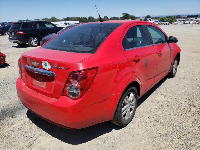 Photo 4 from auction – 2014 CHEVROLET SONIC LT with VIN 1G1JC5SH1E4190508