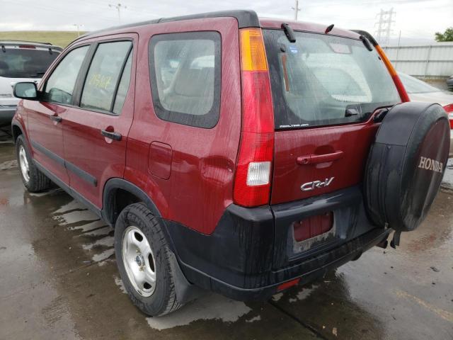 Photo 3 from auction – 2002 HONDA CR-V LX with VIN JHLRD78492C053473