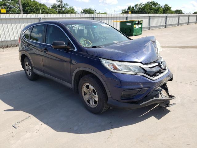 HONDA CR-V LX 2015 with VIN 2HKRM3H37FH505573 - Photo from auction