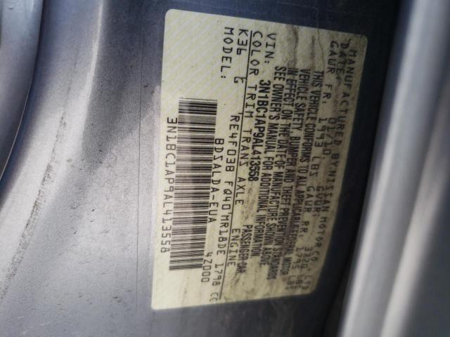 Photo 10 from auction – 2010 NISSAN VERSA S with VIN 3N1BC1AP9AL413558
