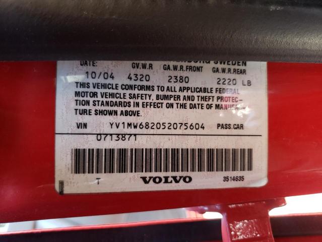 Photo 10 from auction – 2005 VOLVO V50 T5 with VIN YV1MW682052075604