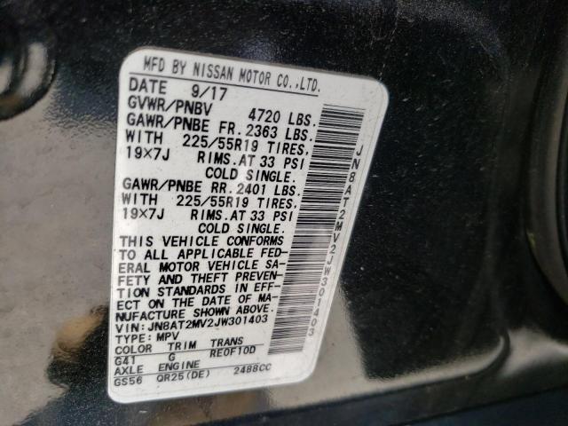 Photo 10 from auction – 2018 NISSAN ROGUE S with VIN JN8AT2MV2JW301403