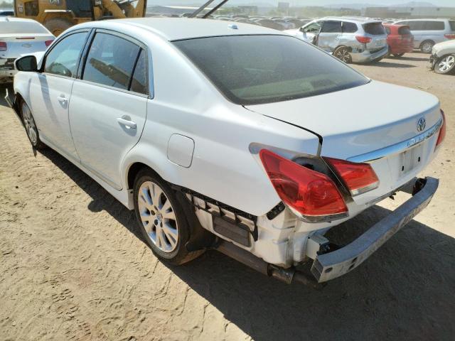 Photo 3 from auction – 2011 TOYOTA AVALON BAS with VIN 4T1BK3DB9BU381452