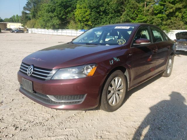 Photo 2 from auction – 2014 VOLKSWAGEN PASSAT S with VIN 1VWAT7A38EC091678