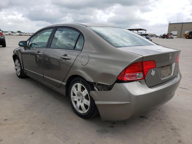 Photo 3 from auction – 2008 HONDA CIVIC LX with VIN 2HGFA16518H345434