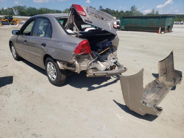 Photo 3 from auction – 2001 HONDA CIVIC with VIN 2HGES16551H546039