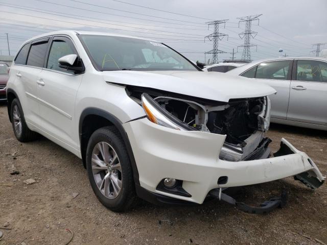 TOYOTA HIGHLANDER 2016 with VIN 5TDBKRFH8GS307413 - Photo from auction