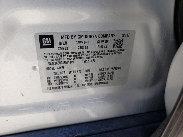 Photo 10 from auction – 2018 BUICK ENCORE ESS with VIN KL4CJCSB0JB531449
