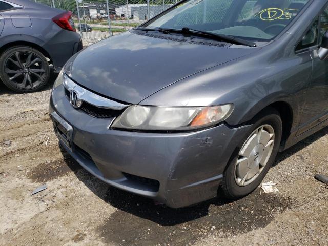 Photo 9 from auction – 2011 HONDA CIVIC HYBR with VIN JHMFA3F26BS000544
