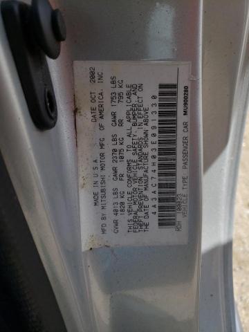 Photo 10 from auction – 2003 MITSUBISHI ECLIPSE GT with VIN 4A3AC74H03E091330