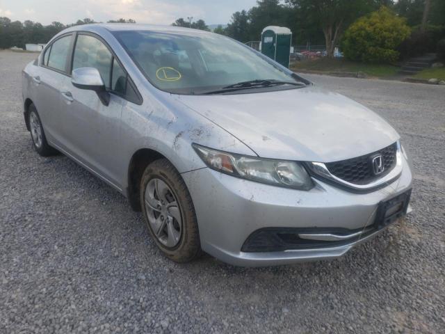 HONDA CIVIC LX 2013 with VIN 19XFB2F51DE069697 - Photo from auction