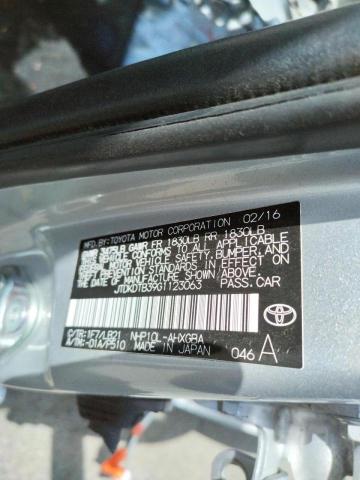 Photo 10 from auction – 2016 TOYOTA PRIUS C with VIN JTDKDTB39G1123063
