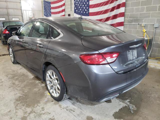 Photo 3 from auction – 2015 CHRYSLER 200 C with VIN 1C3CCCEG2FN512709