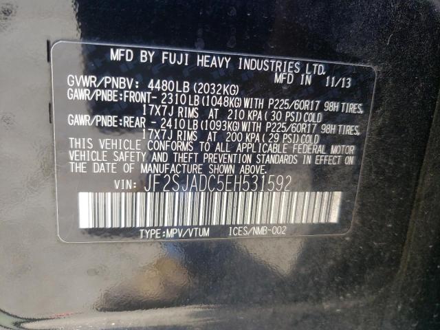 Photo 10 from auction – 2014 SUBARU FORESTER 2 with VIN JF2SJADC5EH531592