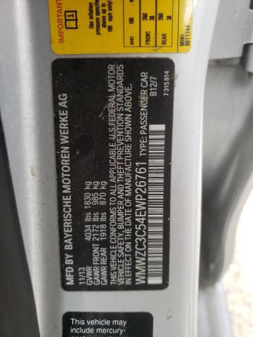Photo 10 from auction – 2014 MINI COOPER S C with VIN WMWZC3C54EWP26761