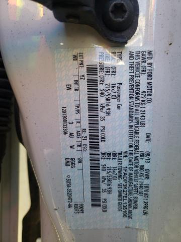 Photo 10 from auction – 2014 FORD FOCUS SE with VIN 1FADP3K27EL135100