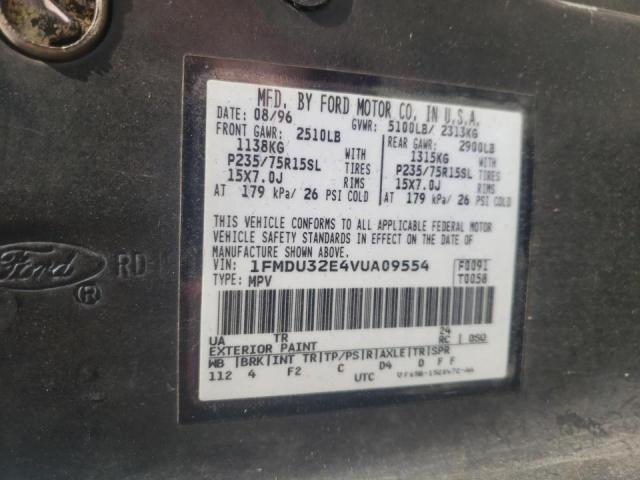 Photo 10 from auction – 1997 FORD EXPLORER with VIN 1FMDU32E4VUA09554
