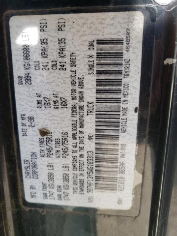 Photo 10 from auction – 1998 DODGE RAM 1500 with VIN 3B7HF13Y5WG183313