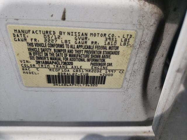 Photo 10 from auction – 2012 NISSAN SENTRA 2.0 with VIN 3N1AB6AP4CL736320