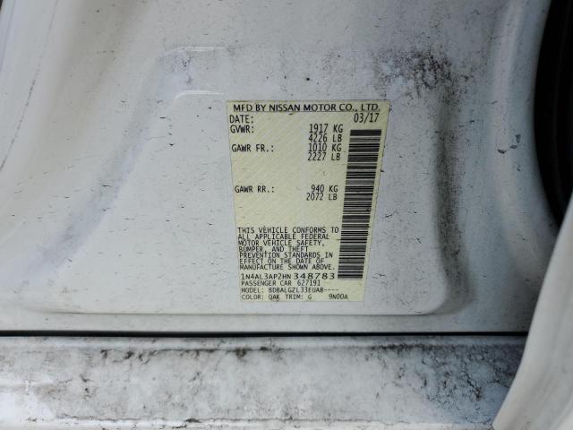 Photo 10 from auction – 2017 NISSAN ALTIMA 2.5 with VIN 1N4AL3AP2HN348783