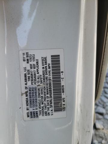 Photo 10 from auction – 2011 HONDA ODYSSEY EX with VIN 5FNRL5H68BB088191