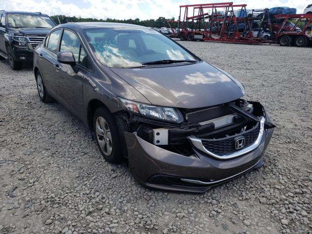 HONDA CIVIC LX 2013 with VIN 2HGFB2F52DH602923 - Photo from auction