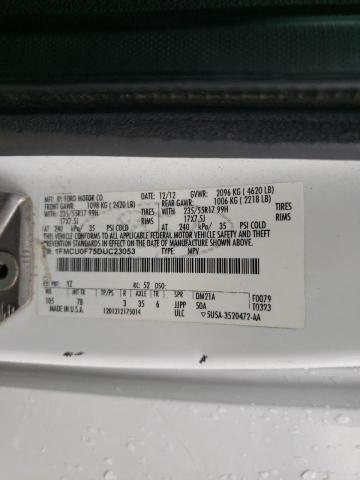 Photo 10 from auction – 2013 FORD ESCAPE S with VIN 1FMCU0F75DUC23053