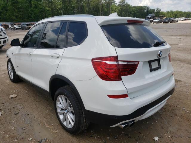 Photo 3 from auction – 2017 BMW X3 SDRIVE2 with VIN 5UXWZ7C38H0X41019