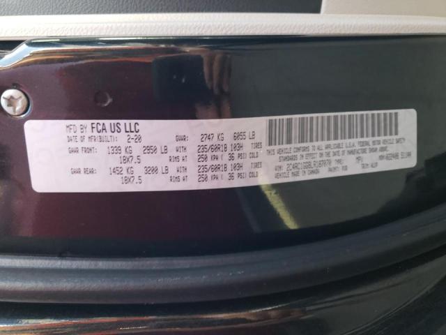 Photo 10 from auction – 2020 CHRYSLER PACIFICA L with VIN 2C4RC1GG8LR187070
