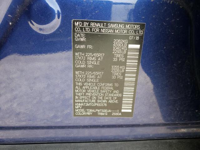 Photo 10 from auction – 2018 NISSAN ROGUE S with VIN KNMAT2MT0JP610176