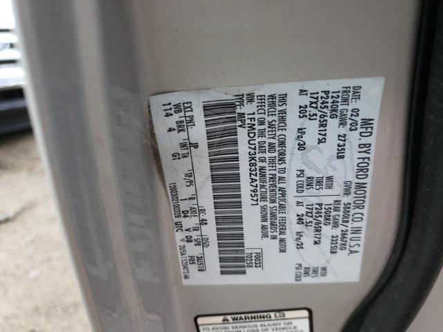 Photo 10 from auction – 2003 FORD EXPLORER X with VIN 1FMDU73K83ZA79571