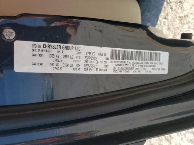Foto 10 de la subasta – 2014 DODGE GRAND CARA con VIN 2C4RDGCG2ER390822