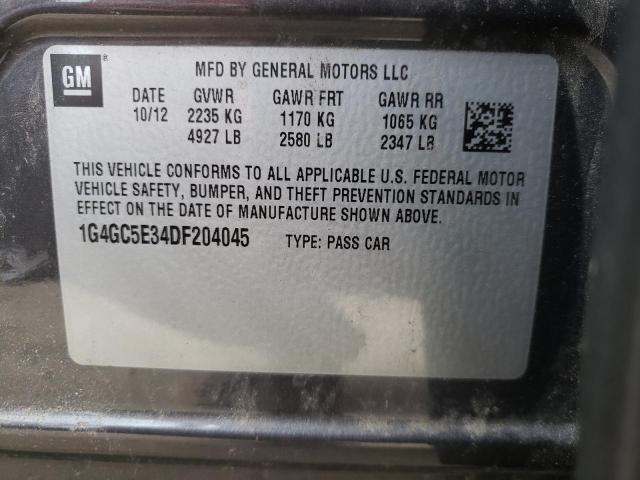 Photo 10 from auction – 2013 BUICK LACROSSE with VIN 1G4GC5E34DF204045