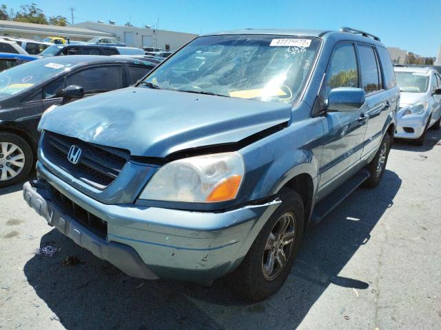 Photo 2 from auction – 2005 HONDA PILOT EXL with VIN 2HKYF187X5H533475