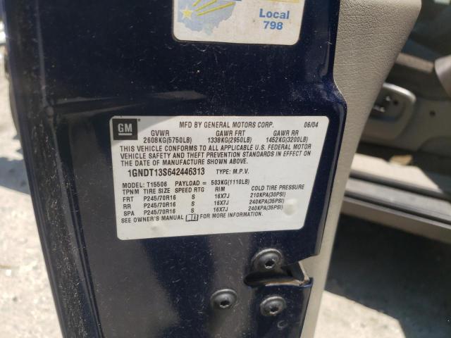 Photo 10 from auction – 2004 CHEVROLET TRAILBLAZE with VIN 1GNDT13S642446313