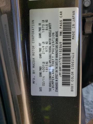 Photo 10 from auction – 2014 MAZDA 3 TOURING with VIN JM1BM1V77E1182869