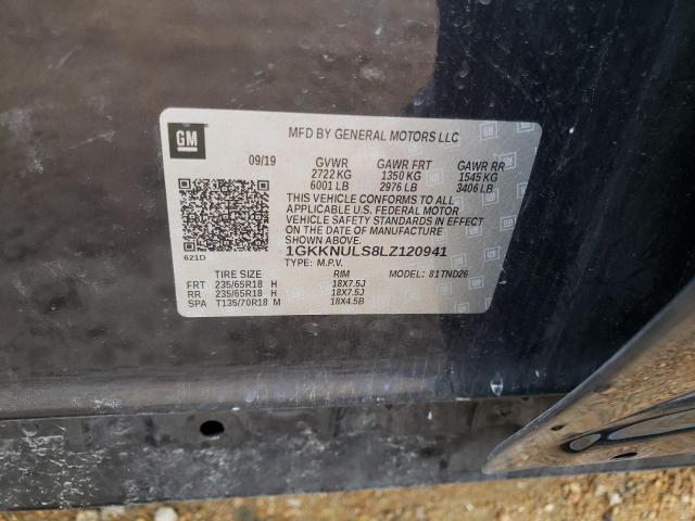 Photo 10 from auction – 2020 GMC ACADIA SLT with VIN 1GKKNULS8LZ120941