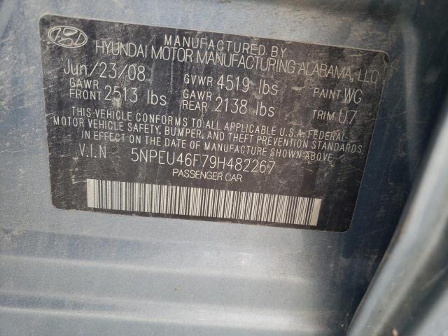 Photo 10 from auction – 2009 HYUNDAI SONATA SE with VIN 5NPEU46F79H482267