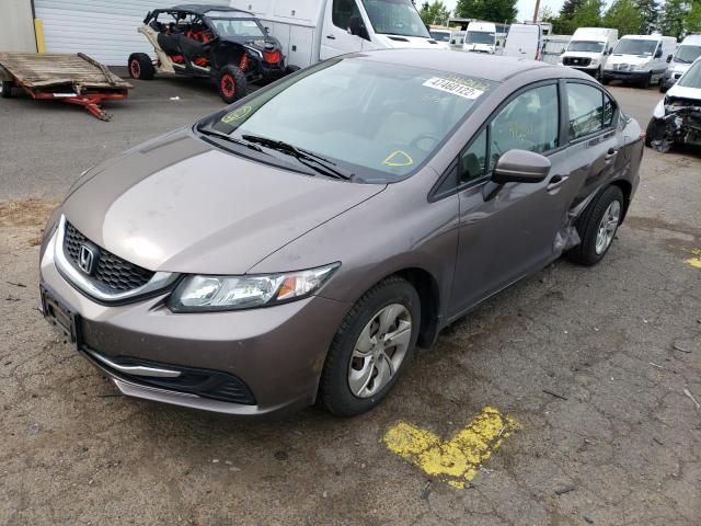 Photo 2 from auction – 2015 HONDA CIVIC LX with VIN 19XFB2F59FE008763