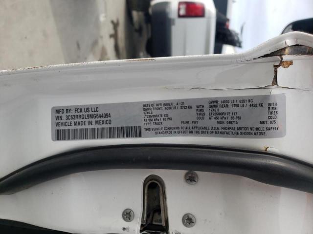 Photo 10 from auction – 2021 RAM 3500 TRADE with VIN 3C63RRGL9MG644094