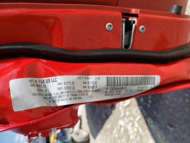 Photo 10 from auction – 2018 DODGE CHARGER SR with VIN 2C3CDXEJ5JH280124