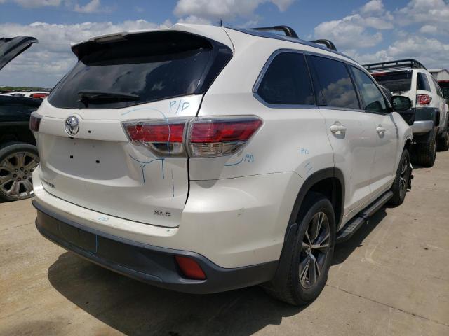 Photo 4 from auction – 2016 TOYOTA HIGHLANDER with VIN 5TDKKRFHXGS160429