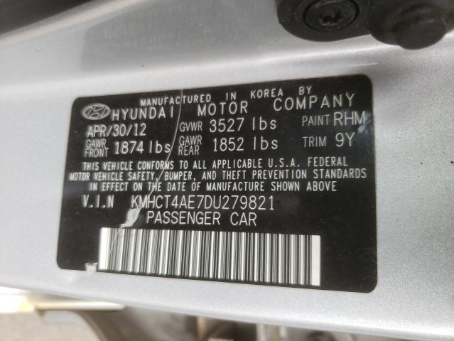 Photo 10 from auction – 2013 HYUNDAI ACCENT GLS with VIN KMHCT4AE7DU279821
