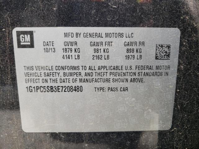 Photo 10 from auction – 2014 CHEVROLET CRUZE LT with VIN 1G1PC5SB3E7208480